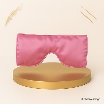 Eye pillow  crafted with satin fabric - Light Pink
